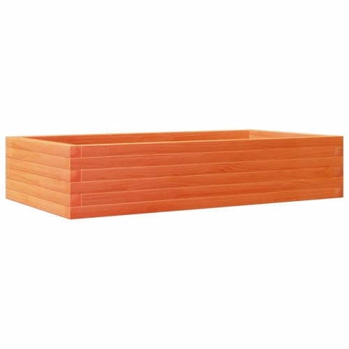 Plantekasse 110 x 60 x 23 cm i massivt fyrretræ - gyldenbrun