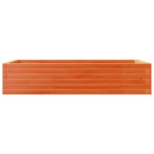 Plantekasse 110 x 60 x 23 cm i massivt fyrretræ - gyldenbrun