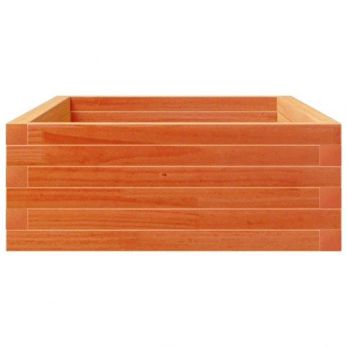 Plantekasse 110 x 60 x 23 cm i massivt fyrretræ - gyldenbrun