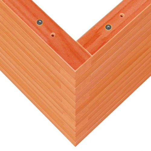 Plantekasse 70x40x45,5 cm massivt fyrretræ gyldenbrun