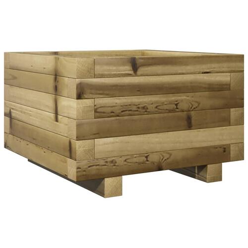 Plantekasse 40x40x26,5 cm imprægneret fyrretræ