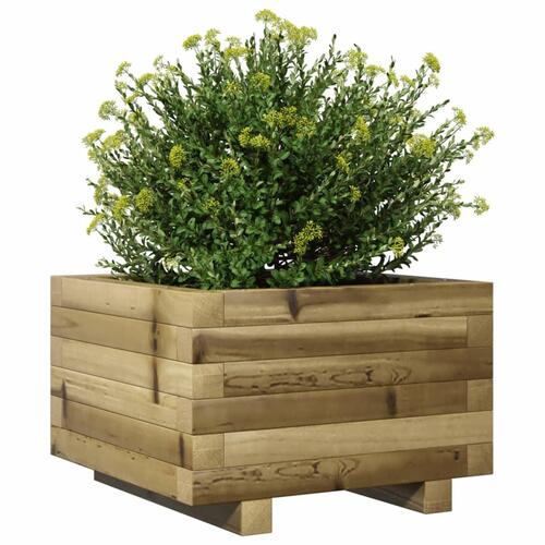 Plantekasse 40x40x26,5 cm imprægneret fyrretræ
