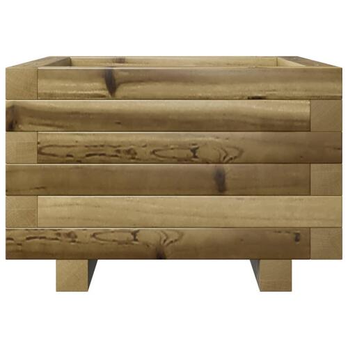 Plantekasse 40x40x26,5 cm imprægneret fyrretræ