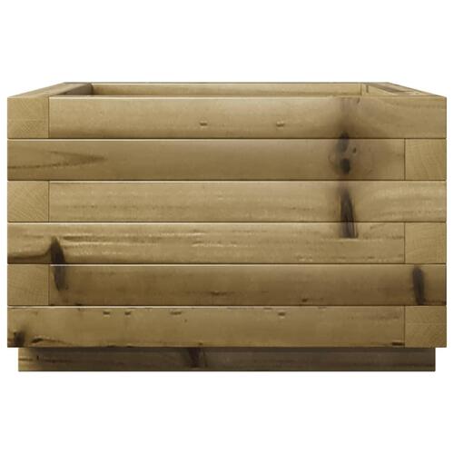 Plantekasse 40x40x26,5 cm imprægneret fyrretræ