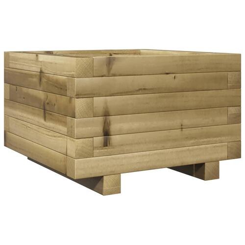 Plantekasse 40x40x26,5 cm imprægneret fyrretræ