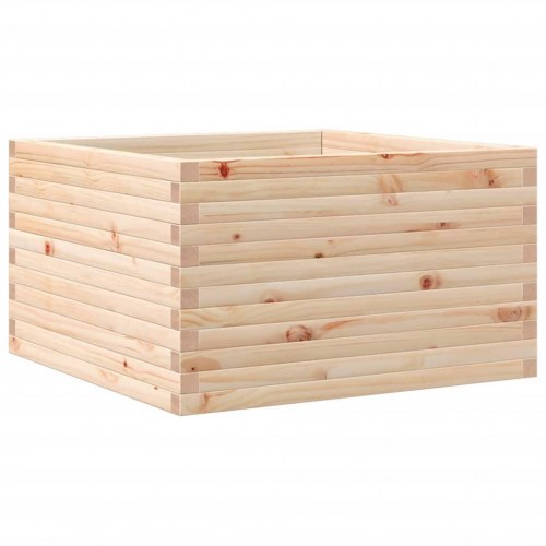 Plantekasse 80x80x45,5 cm massivt fyrretræ