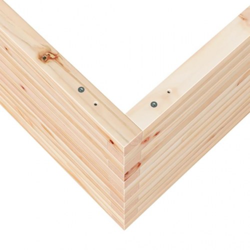 Plantekasse 80x80x45,5 cm massivt fyrretræ