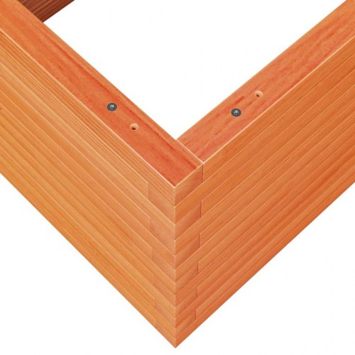 Plantekasse 110x60x45,5 cm massivt fyrretræ gyldenbrun