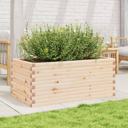 Plantekasse 110x60x45,5 cm massivt fyrretræ