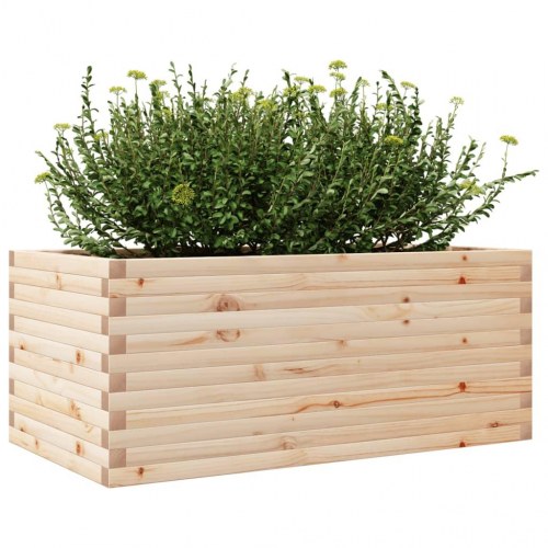 Plantekasse 110x60x45,5 cm massivt fyrretræ