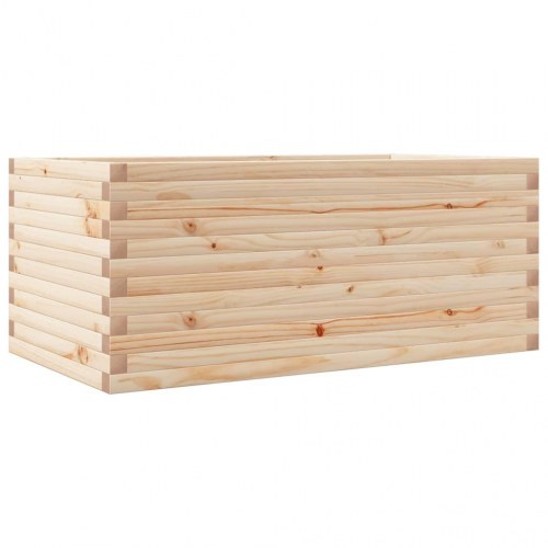 Plantekasse 110x60x45,5 cm massivt fyrretræ