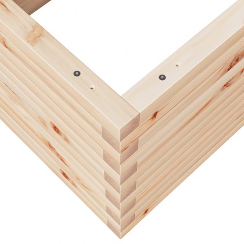 Plantekasse 110x60x45,5 cm massivt fyrretræ