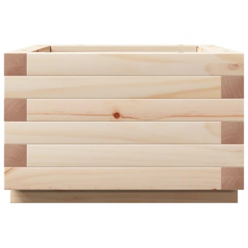 Plantekasse 40 x 40 x 26,5 cm i massivt fyrretræ