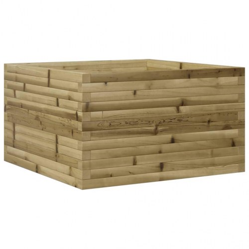 Plantekasse 80x80x45,5 cm imprægneret fyrretræ