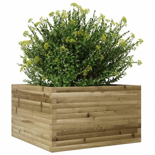 Plantekasse 80x80x45,5 cm imprægneret fyrretræ