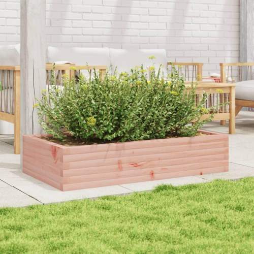 Plantekasse i massivt douglasgran 110 × 60 × 23 cm - rektangulær