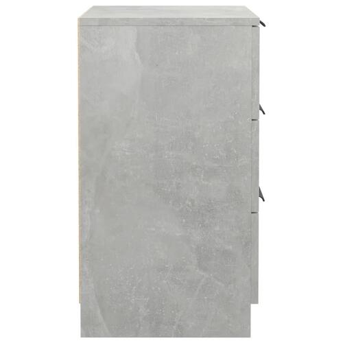 Sengebord 40x36x65 cm betongrå