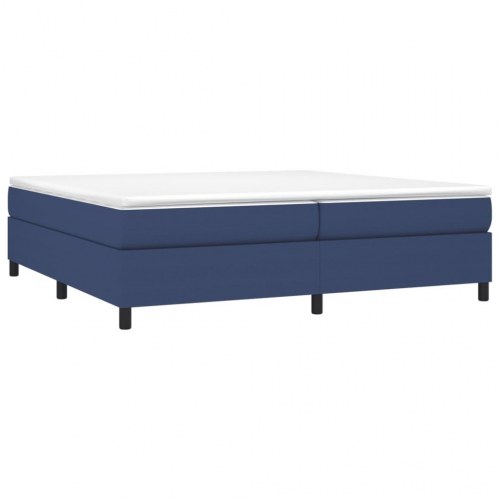 Sengeramme uden madras 200x200 cm stof blå