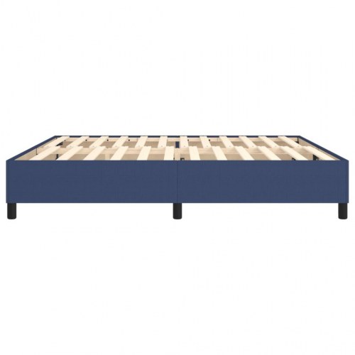 Sengeramme uden madras 200x200 cm stof blå