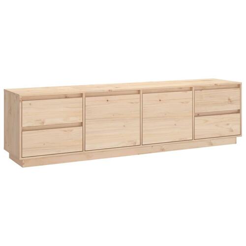 Tv-bord 176x37x47,5 cm massivt fyrretræ