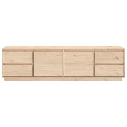 Tv-bord 176x37x47,5 cm massivt fyrretræ