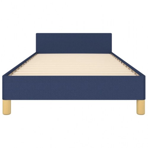 Sengeramme uden madras 90×200 cm - stof, blå