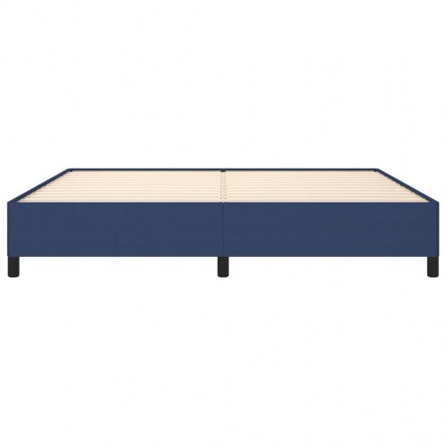 Sengeramme uden madras 200x200 cm stof blå
