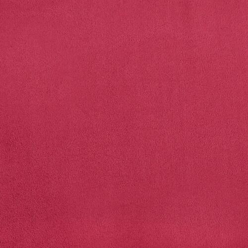Spisebordsstole 6 stk. velour vinrød