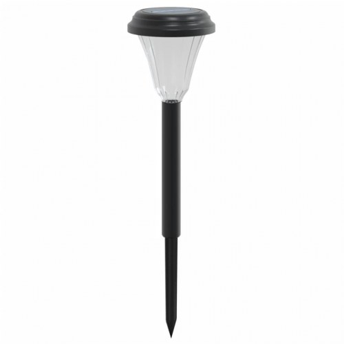 Solcellelamper med jordspyd 12 stk. RGB-farver varmt hvidt lys