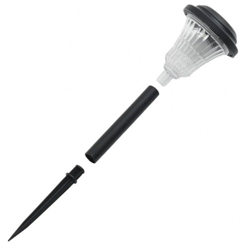 Solcellelamper med jordspyd - 12 stk.
