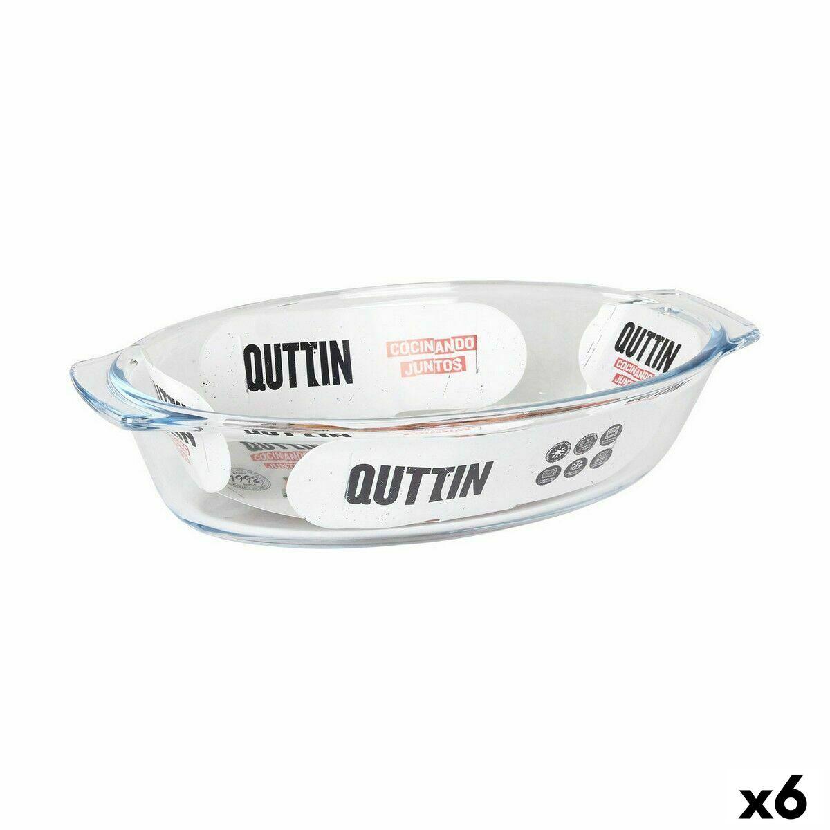 Fad Quttin 725 ml Glas Oval (6 enheder)