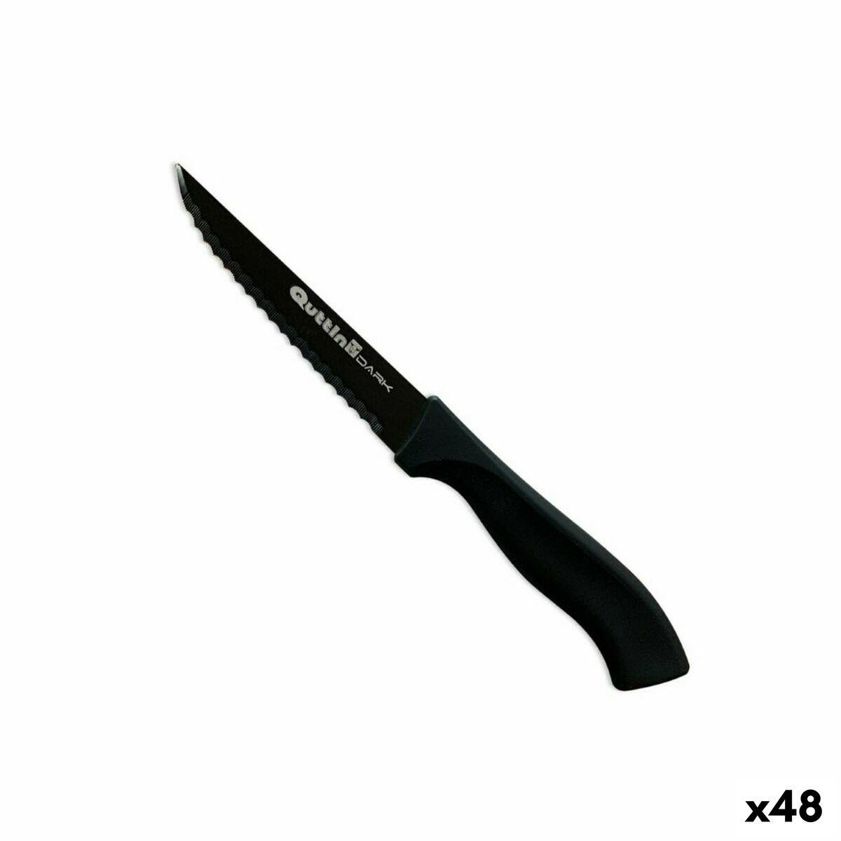 Quttin Dark savtakket brødkniv 11 cm - 48 stk.