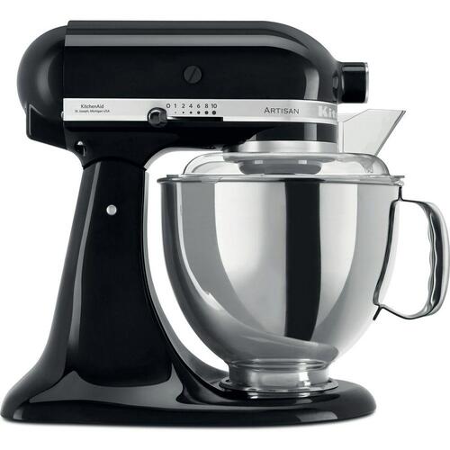 Foodprocessor KitchenAid 5KSM175PSEOB Sort 300 W