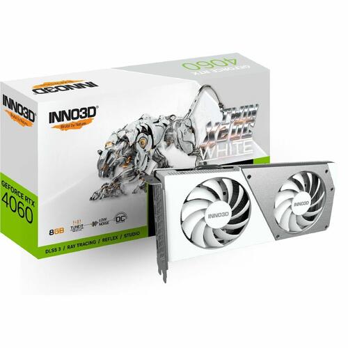 Grafikkort INNO3D N40602-08D6X-173051W Geforce RTX 4060 GDDR6