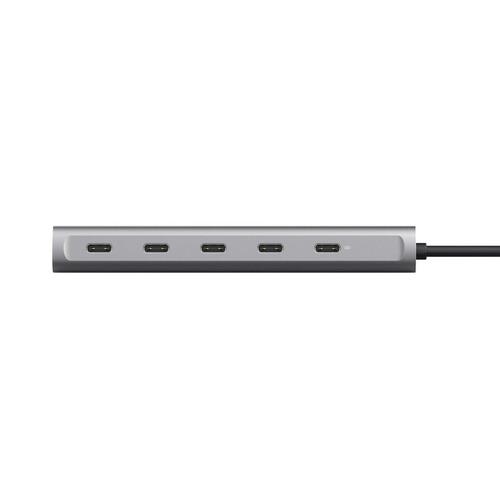 USB Hub Trust 25136 100 W Sølvfarvet (1 enheder)