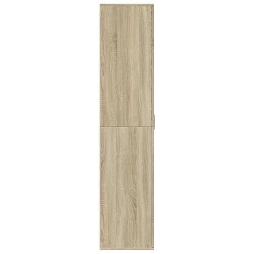 Skoskab 80x39x178 cm konstrueret træ sonoma-eg