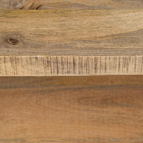 Sofabord MANGO 100 x 40 x 60 cm Natur Sort Træ Jern