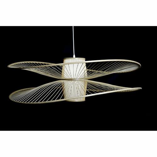 Loftslampe Hvid Natur Bambus 50 W 100 x 100 x 32 cm