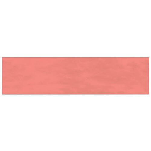 Vægpaneler 12 stk. 60x15 cm 1,08 m² fløjl lyserød