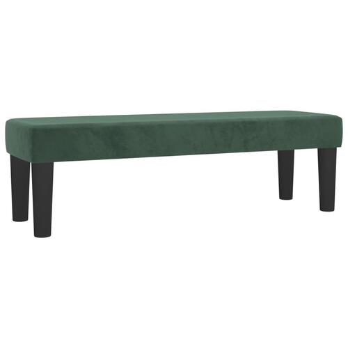 Kontinentalseng med madras 200x200 cm fløjl mørkegrøn