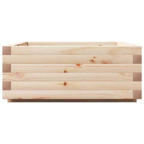 Plantekasse 60x60x26,5 cm massivt fyrretræ