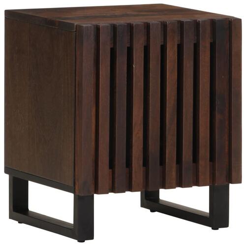 Sengebord 40x33x46 cm massivt mangotræ