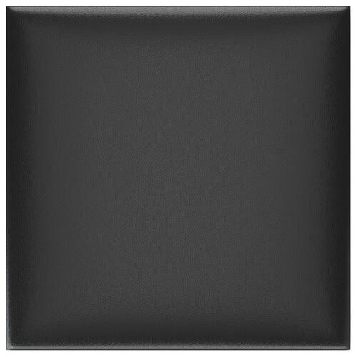 Vægpaneler 12 stk. 30x30 cm 1,08 m² kunstlæder sort