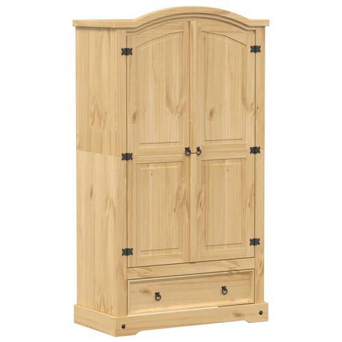 Klædeskab Corona 102x52x186 cm massivt fyrretræ