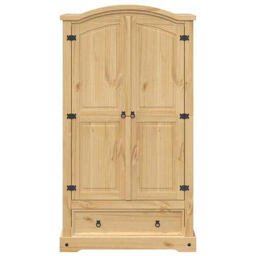 Klædeskab Corona 102x52x186 cm massivt fyrretræ