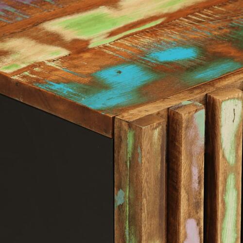 Sengebord 40x33x46 cm massivt genbrugstræ