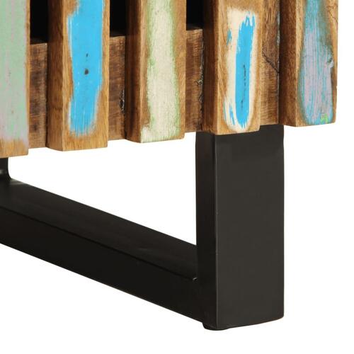 Sengebord 40x33x46 cm massivt genbrugstræ
