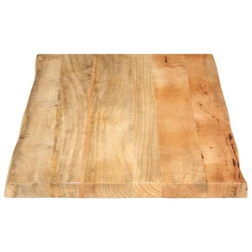 Bordplade 100x60x2,5 cm naturlig kant massivt mangotræ