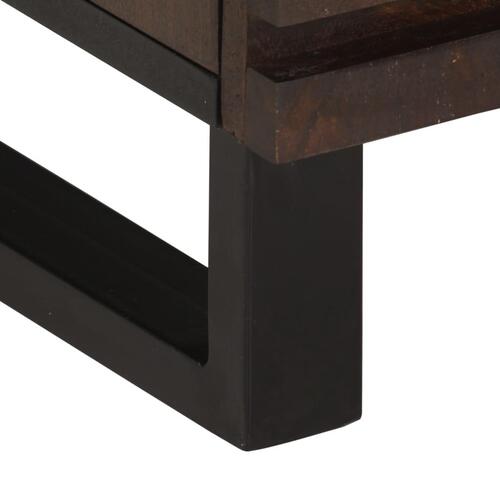 Sengebord 40x33x46 cm massivt mangotræ