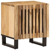 Sengebord 40x33x46 cm massivt ru mangotræ